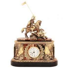 Подарочные интерьерные часы Георгий Победоносец